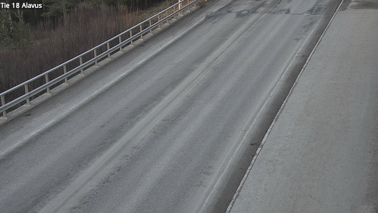 Weather Camera Image Väg 18 Alavo, Alavus, Etelä-Pohjanmaa