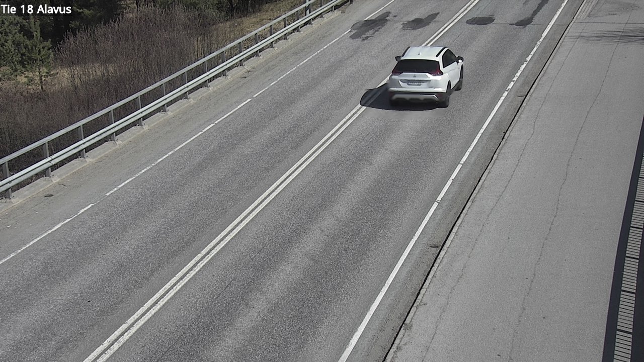 Weather Camera Image Väg 18 Alavo, Alavus, Etelä-Pohjanmaa