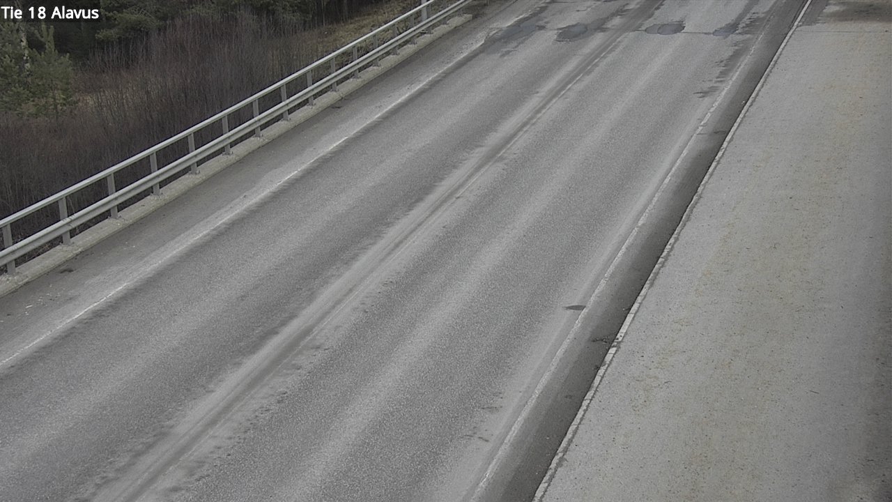 Weather Camera Image Väg 18 Alavo, Alavus, Etelä-Pohjanmaa