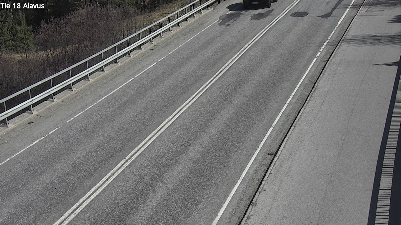 Weather Camera Image Väg 18 Alavo, Alavus, Etelä-Pohjanmaa