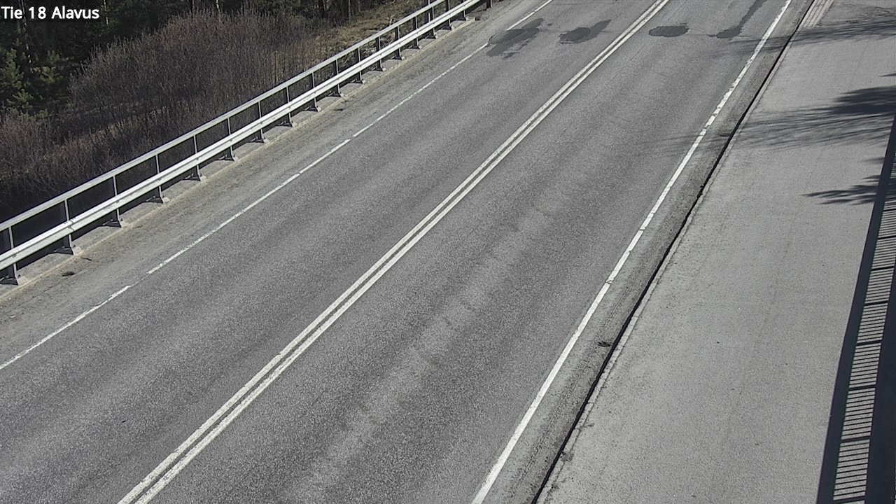 Weather Camera Image Väg 18 Alavo, Alavus, Etelä-Pohjanmaa