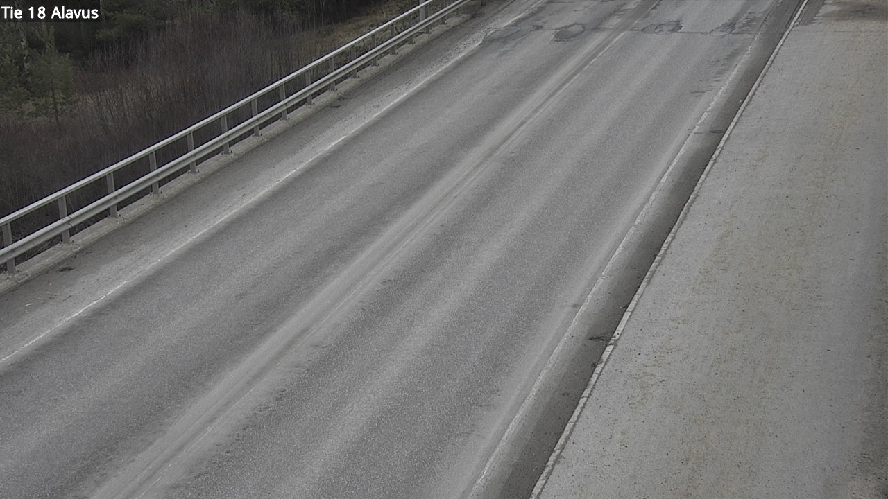 Weather Camera Image Väg 18 Alavo, Alavus, Etelä-Pohjanmaa