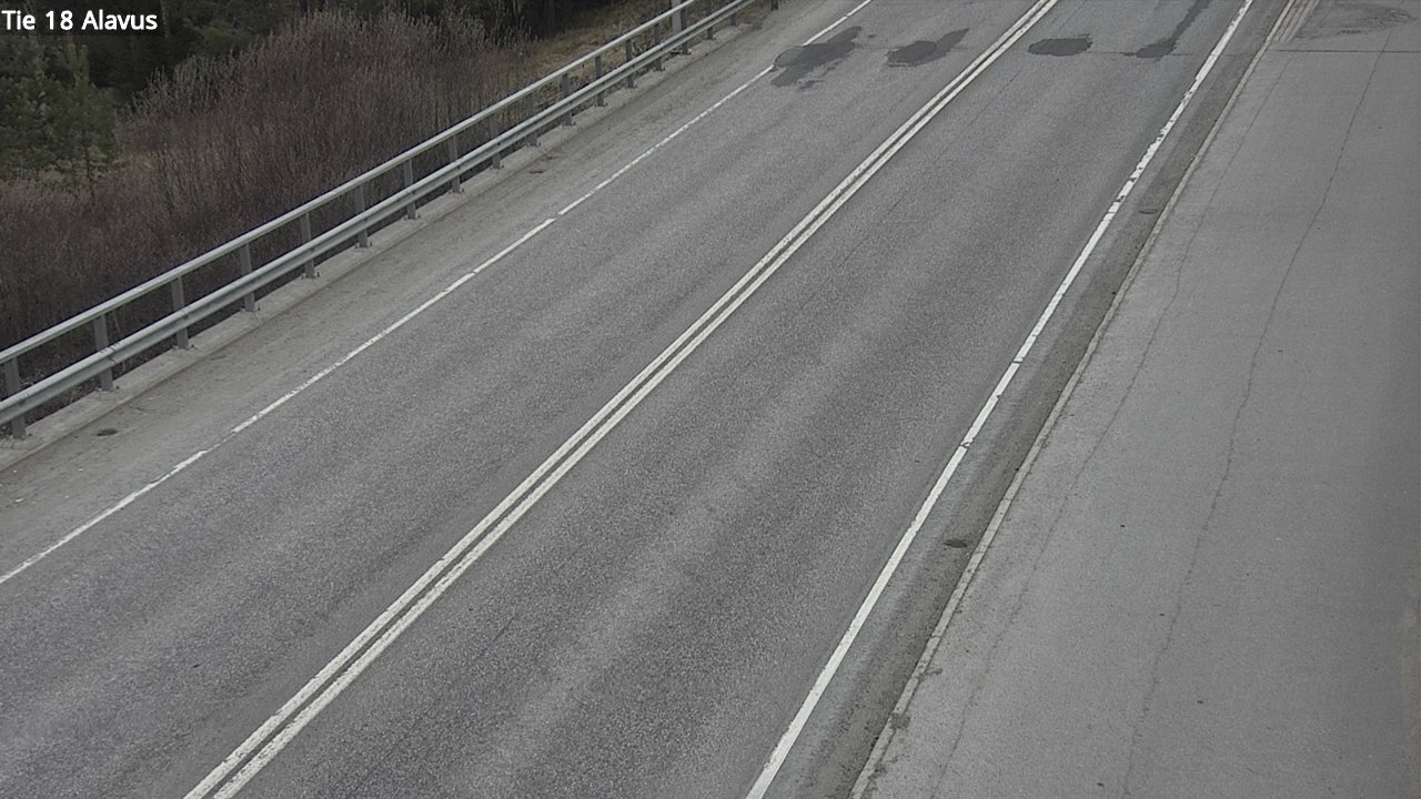 Weather Camera Image Väg 18 Alavo, Alavus, Etelä-Pohjanmaa