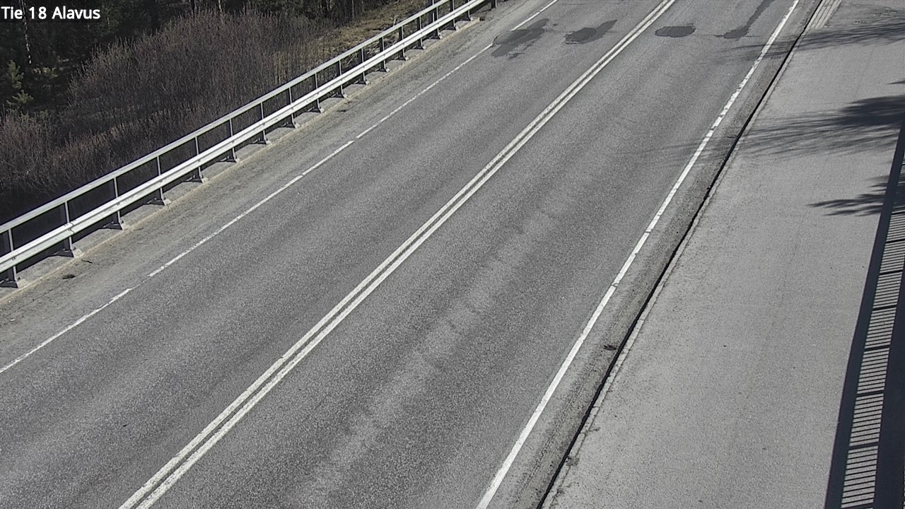 Weather Camera Image Väg 18 Alavo, Alavus, Etelä-Pohjanmaa
