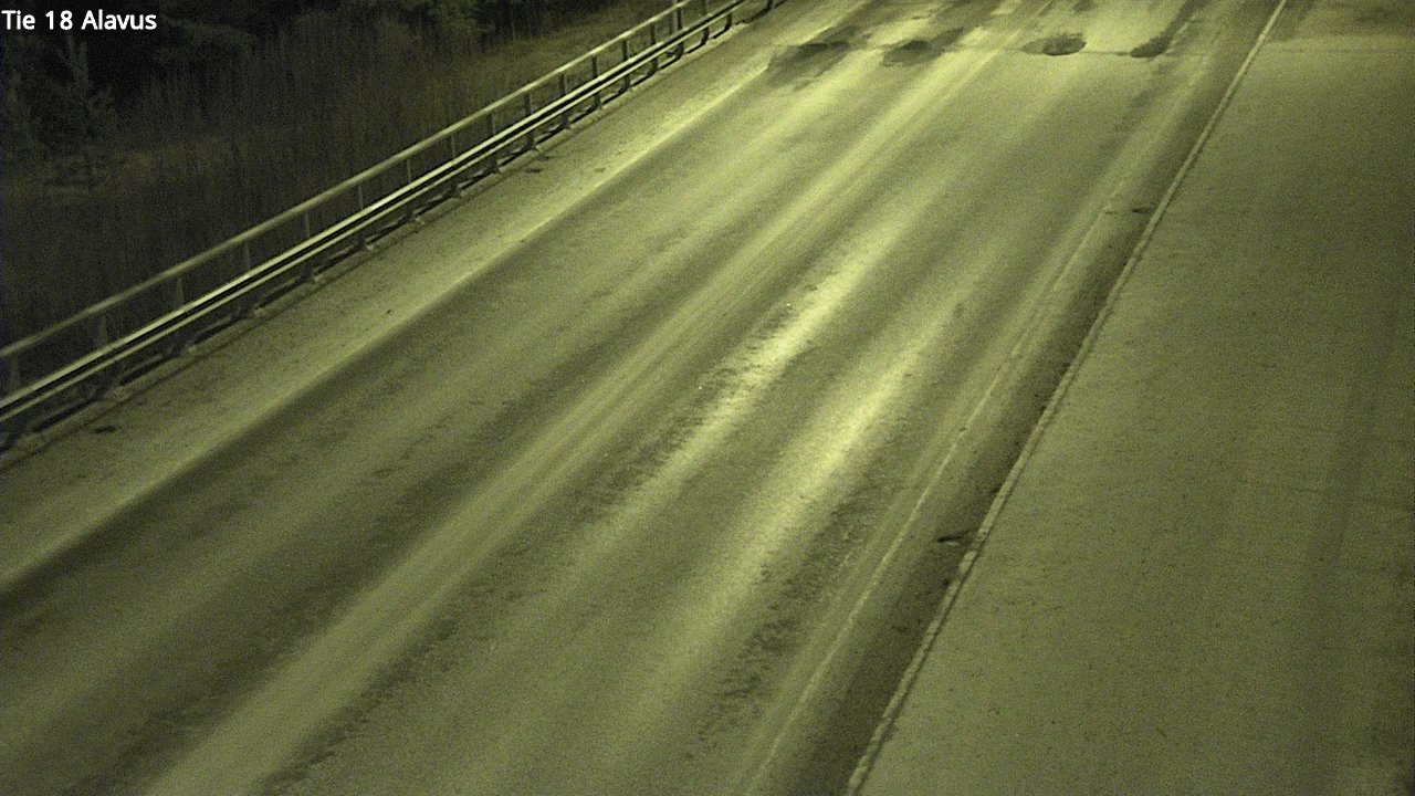 Weather Camera Image Väg 18 Alavo, Alavus, Etelä-Pohjanmaa