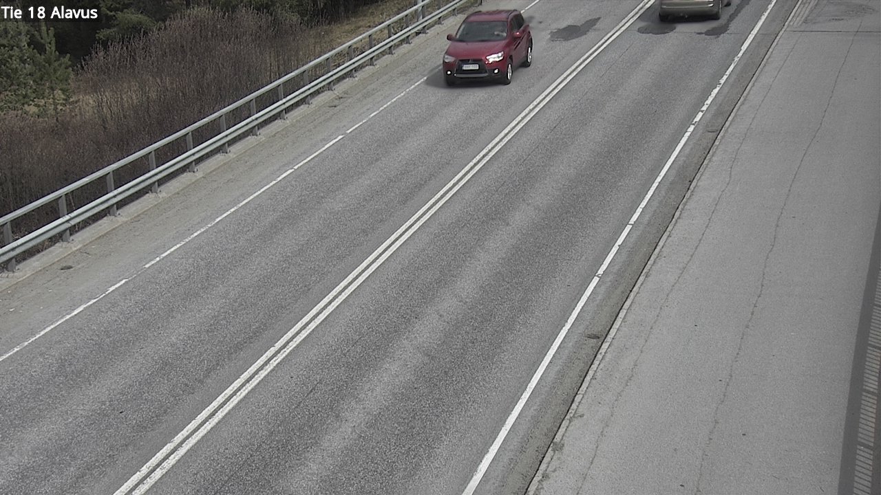 Weather Camera Image Väg 18 Alavo, Alavus, Etelä-Pohjanmaa