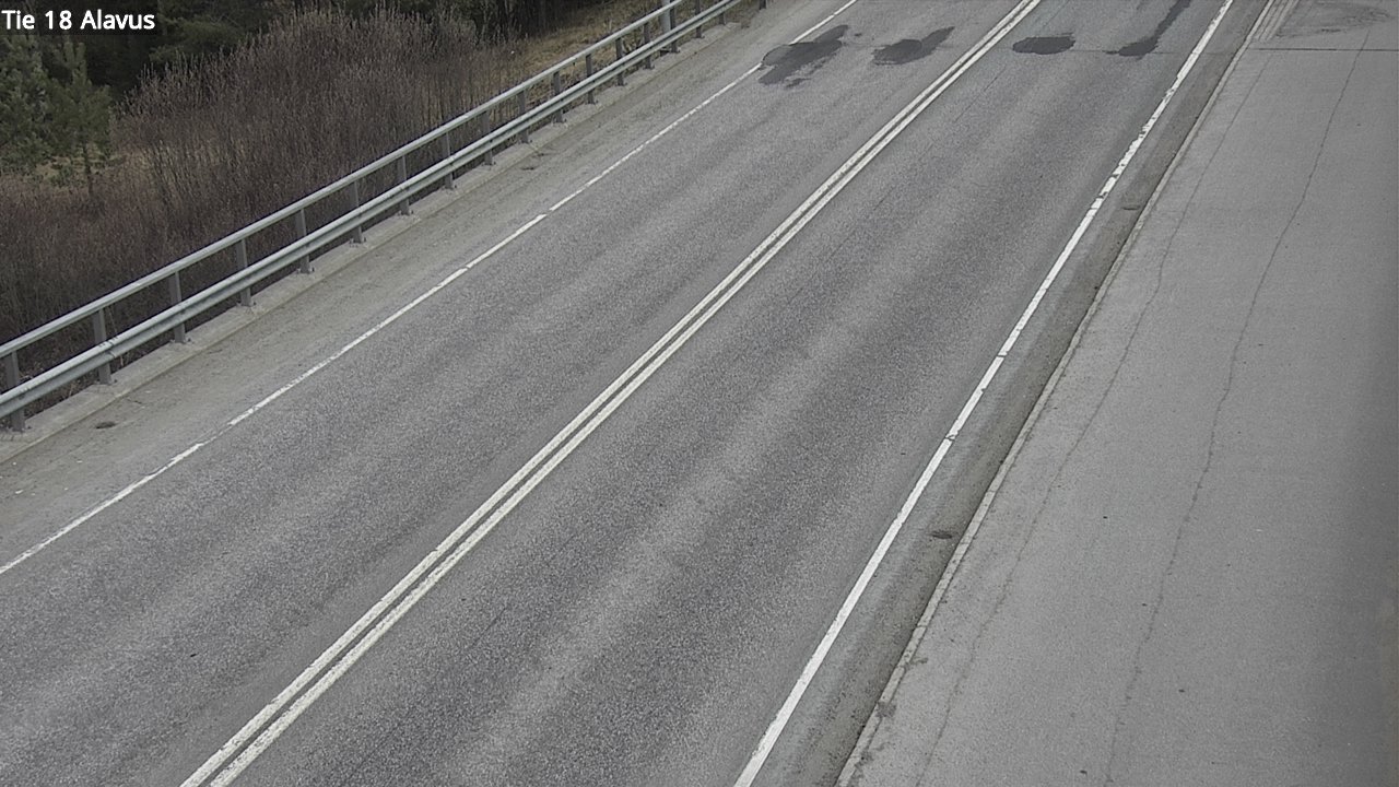 Weather Camera Image Väg 18 Alavo, Alavus, Etelä-Pohjanmaa