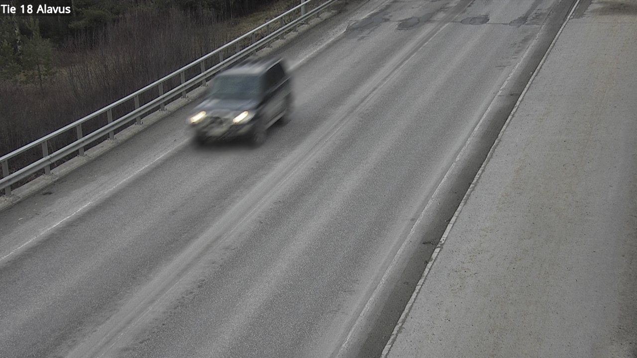 Weather Camera Image Väg 18 Alavo, Alavus, Etelä-Pohjanmaa