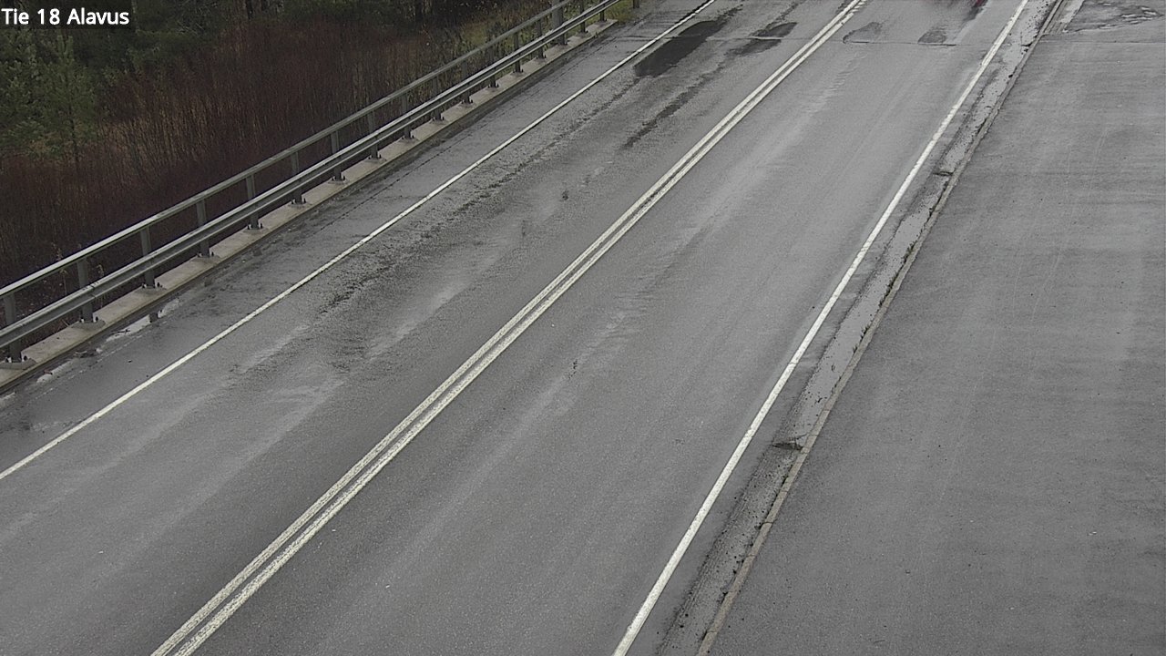 Weather Camera Image Väg 18 Alavo, Alavus, Etelä-Pohjanmaa