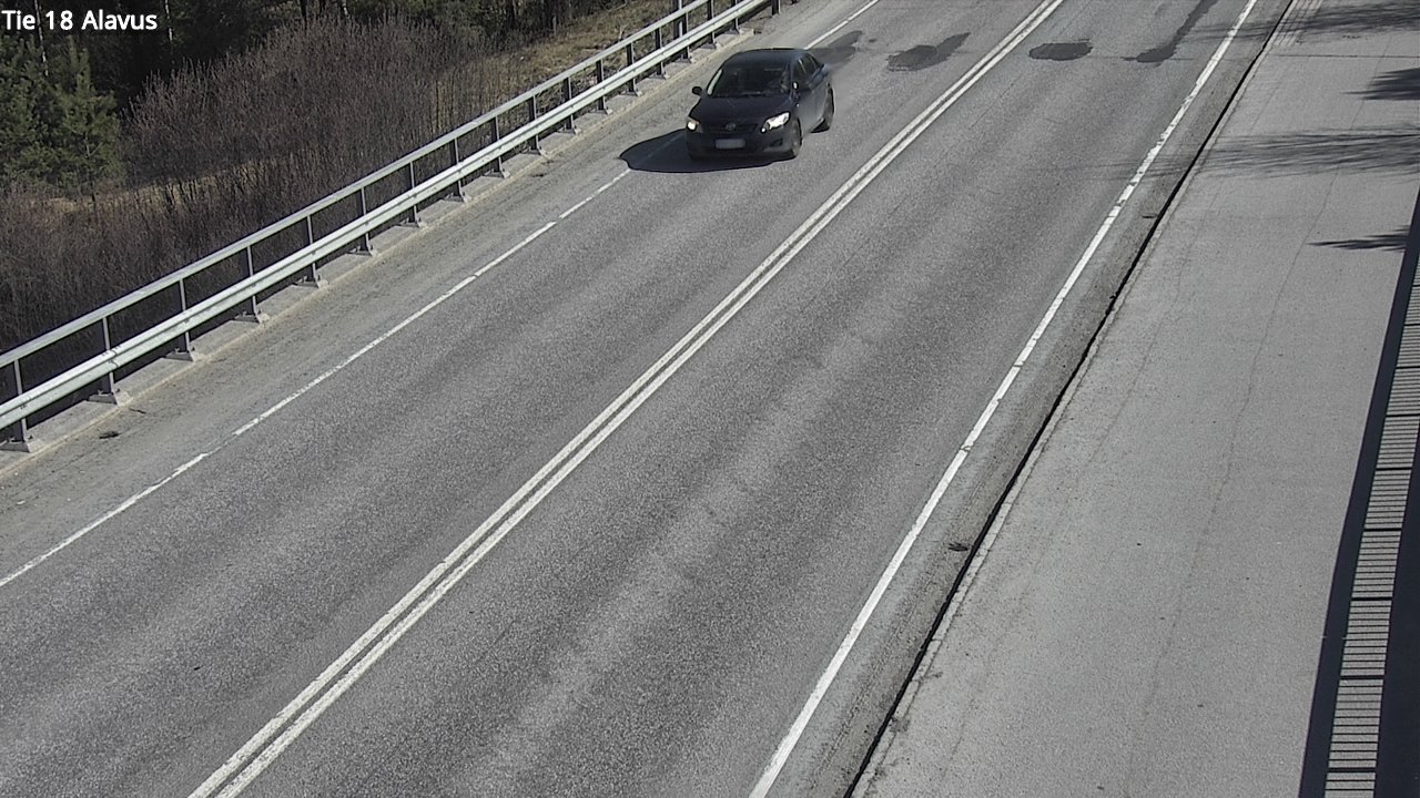 Weather Camera Image Väg 18 Alavo, Alavus, Etelä-Pohjanmaa