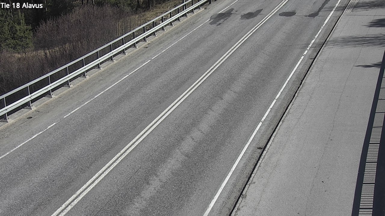 Weather Camera Image Road 18 Alavus, Alavus, Etelä-Pohjanmaa