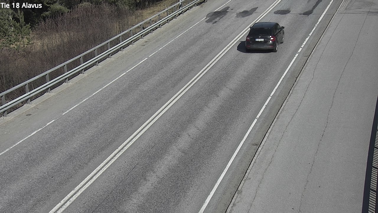 Weather Camera Image Road 18 Alavus, Alavus, Etelä-Pohjanmaa