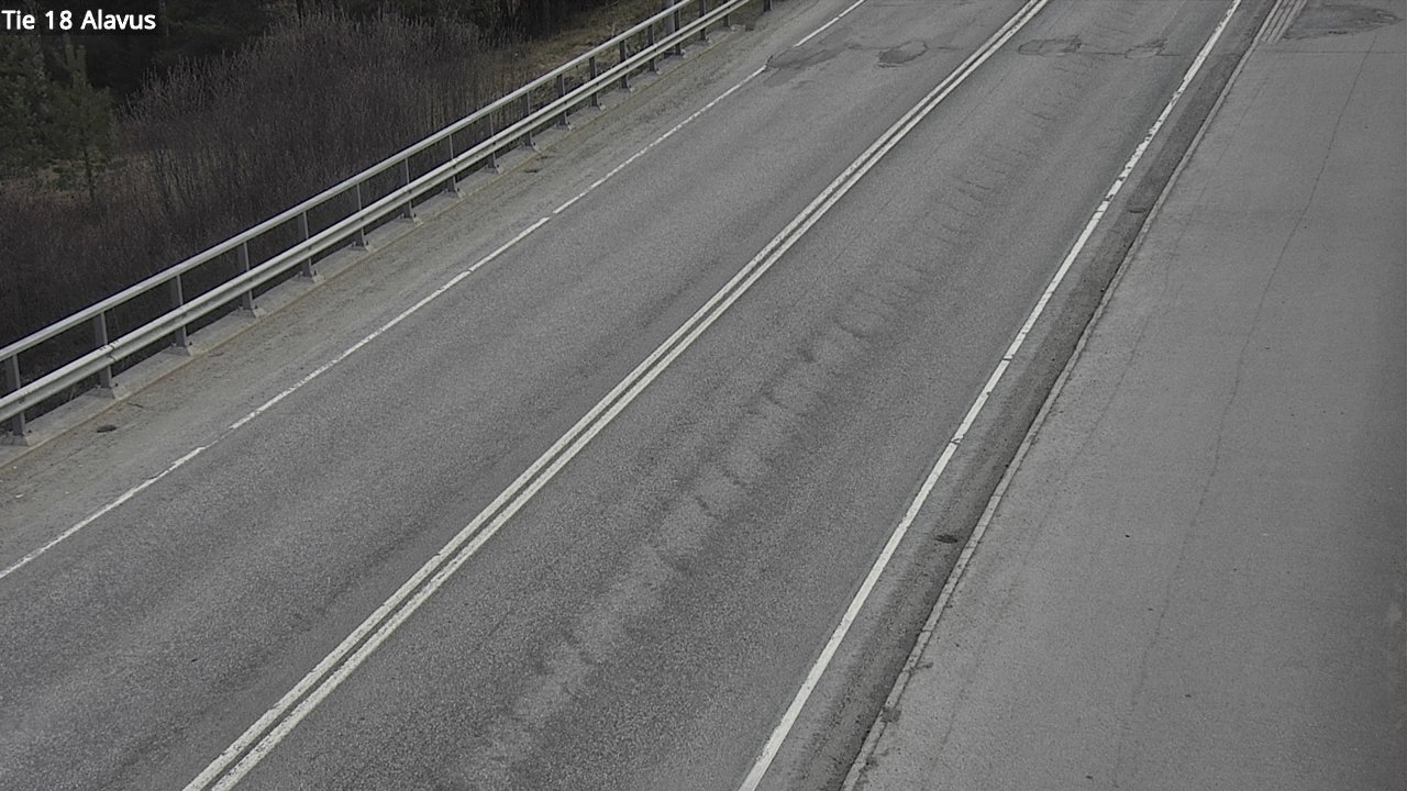Weather Camera Image Väg 18 Alavo, Alavus, Etelä-Pohjanmaa