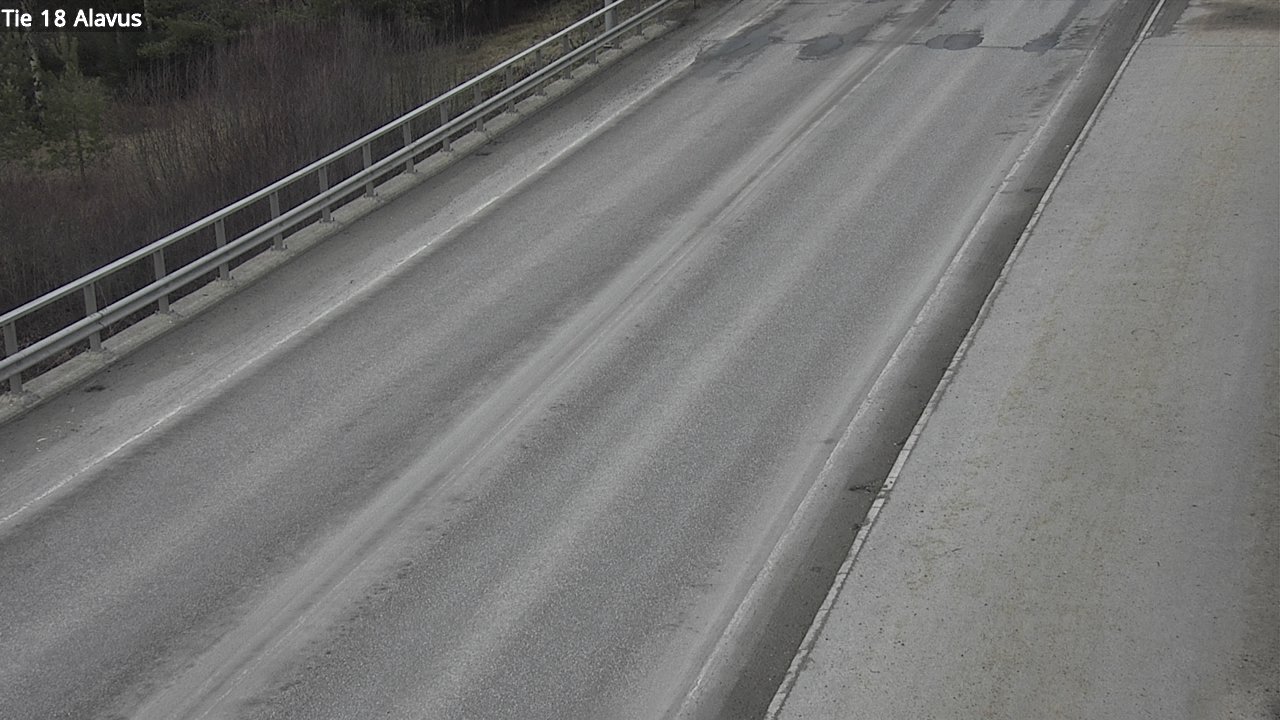 Weather Camera Image Väg 18 Alavo, Alavus, Etelä-Pohjanmaa