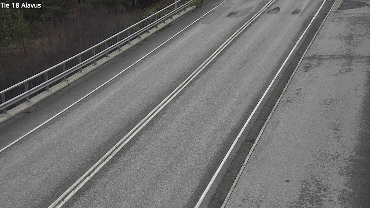 Weather Camera Image Väg 18 Alavo, Alavus, Etelä-Pohjanmaa