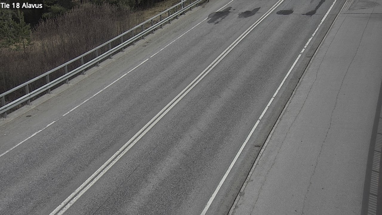 Weather Camera Image Väg 18 Alavo, Alavus, Etelä-Pohjanmaa