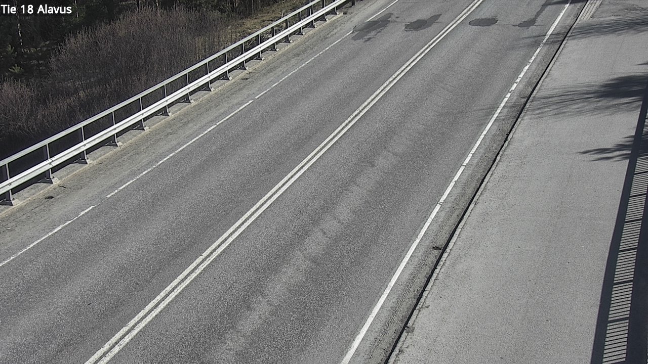 Weather Camera Image Väg 18 Alavo, Alavus, Etelä-Pohjanmaa