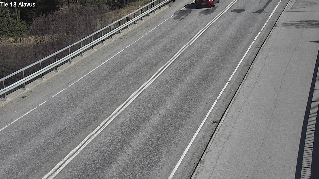 Weather Camera Image Väg 18 Alavo, Alavus, Etelä-Pohjanmaa