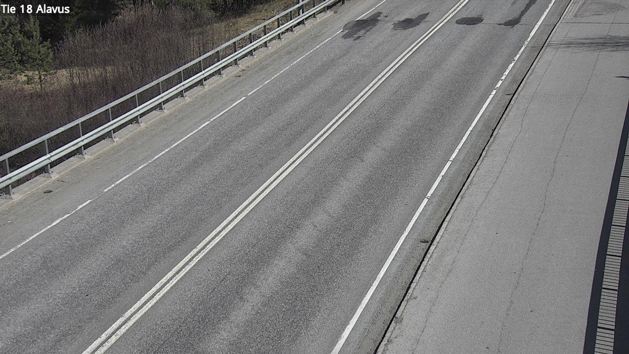 Weather Camera Image Väg 18 Alavo, Alavus, Etelä-Pohjanmaa