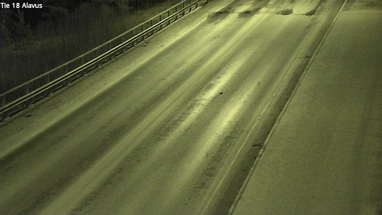 Weather Camera Image Väg 18 Alavo, Alavus, Etelä-Pohjanmaa