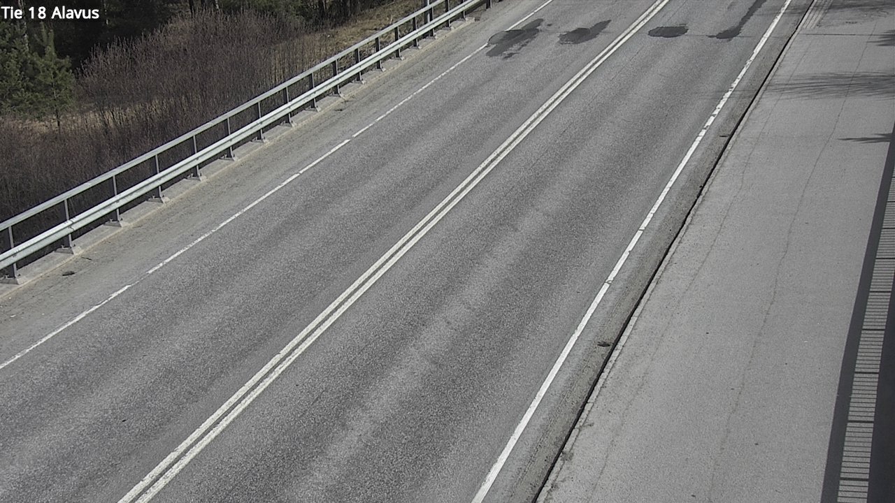 Weather Camera Image Väg 18 Alavo, Alavus, Etelä-Pohjanmaa