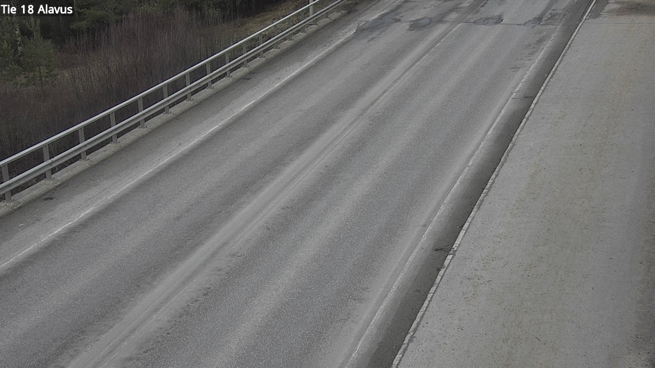 Weather Camera Image Väg 18 Alavo, Alavus, Etelä-Pohjanmaa