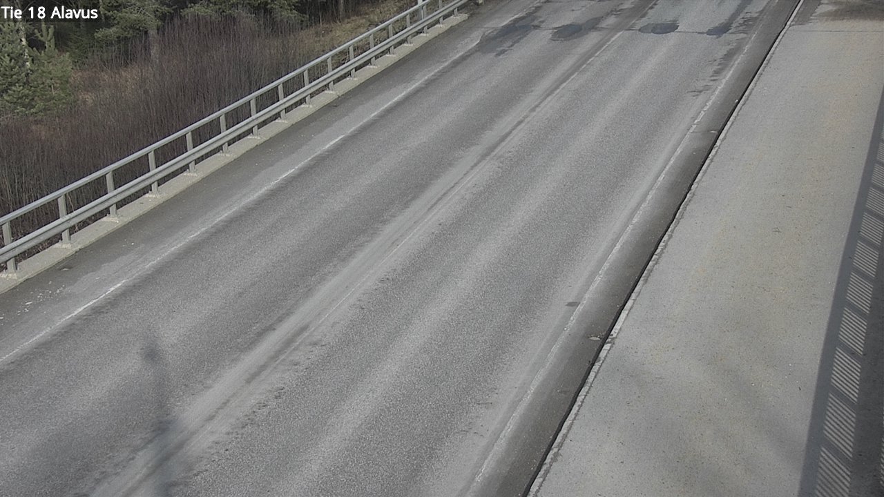 Weather Camera Image Väg 18 Alavo, Alavus, Etelä-Pohjanmaa