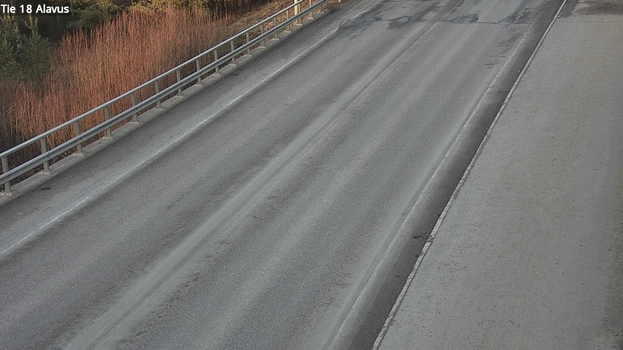 Weather Camera Image Väg 18 Alavo, Alavus, Etelä-Pohjanmaa