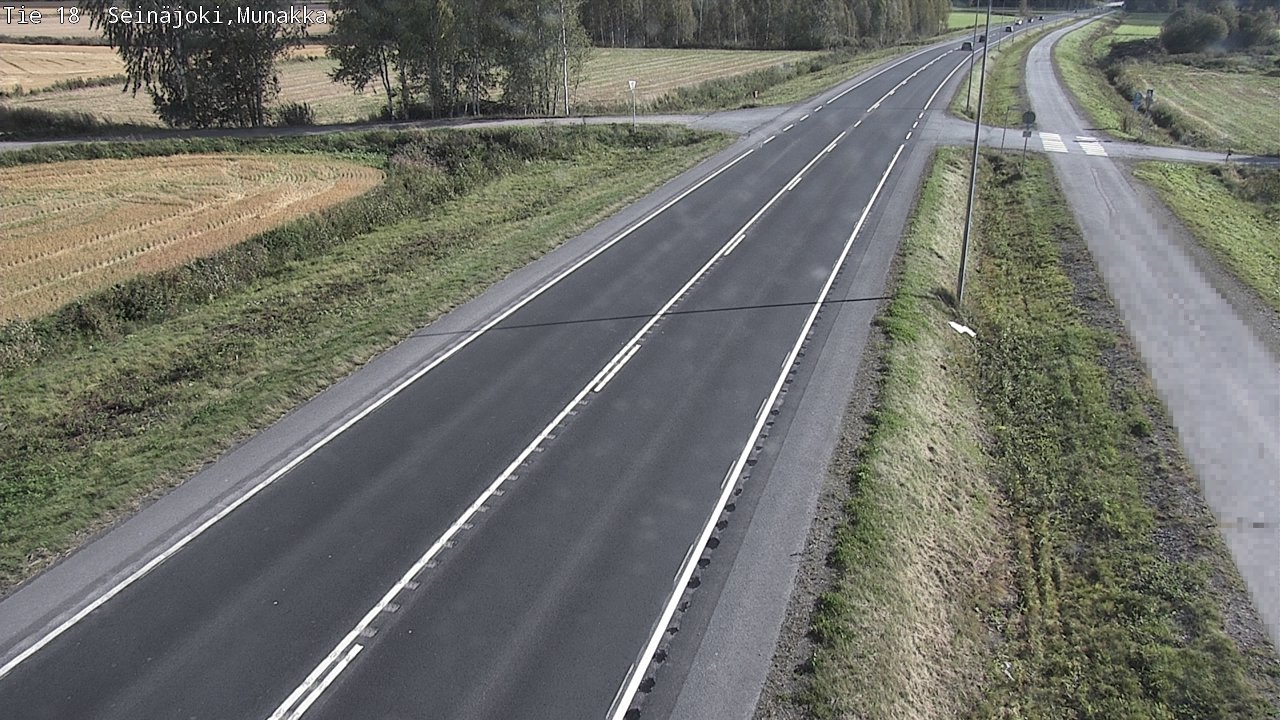 Weather Camera Image Väg 18 Seinäjoki, Munakka, Seinäjoki, Etelä-Pohjanmaa