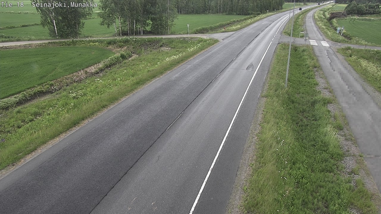 Weather Camera Image Road 18 Seinäjoki, Munakka, Seinäjoki, Etelä-Pohjanmaa