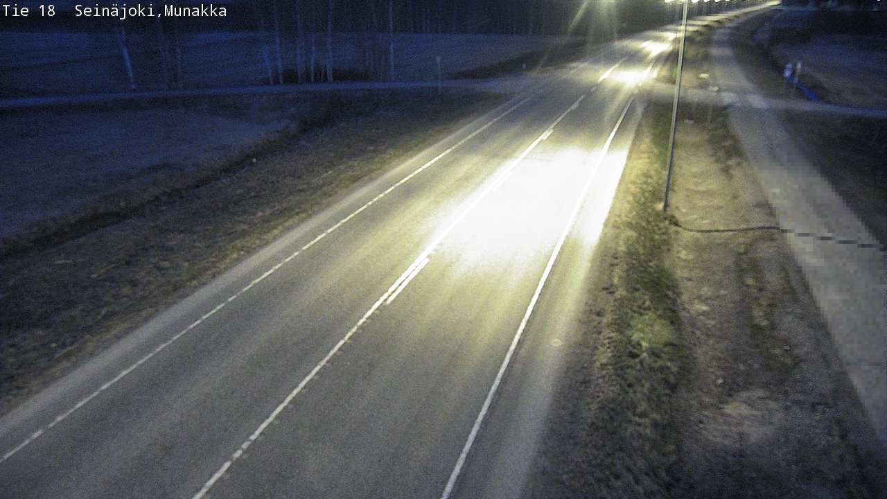 Weather Camera Image Road 18 Seinäjoki, Munakka, Seinäjoki, Etelä-Pohjanmaa