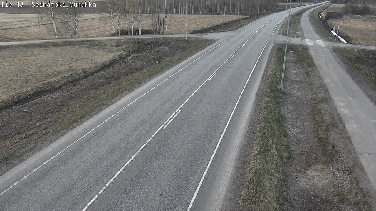 Weather Camera Image Väg 18 Seinäjoki, Munakka, Seinäjoki, Etelä-Pohjanmaa