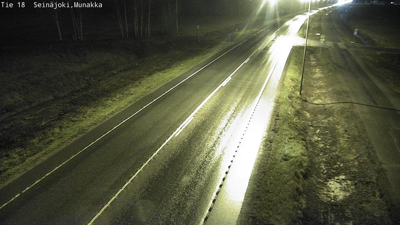 Weather Camera Image Road 18 Seinäjoki, Munakka, Seinäjoki, Etelä-Pohjanmaa