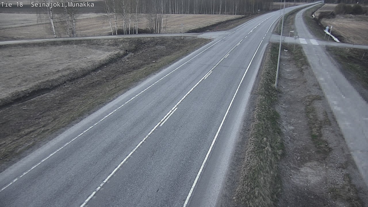 Weather Camera Image Road 18 Seinäjoki, Munakka, Seinäjoki, Etelä-Pohjanmaa