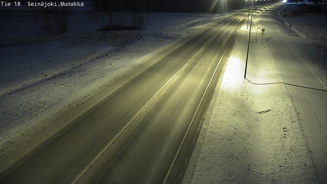 Weather Camera Image Road 18 Seinäjoki, Munakka, Seinäjoki, Etelä-Pohjanmaa