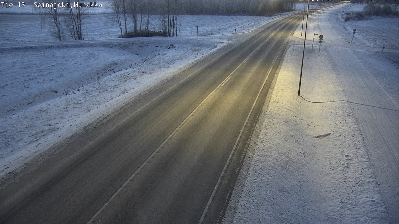 Weather Camera Image Road 18 Seinäjoki, Munakka, Seinäjoki, Etelä-Pohjanmaa