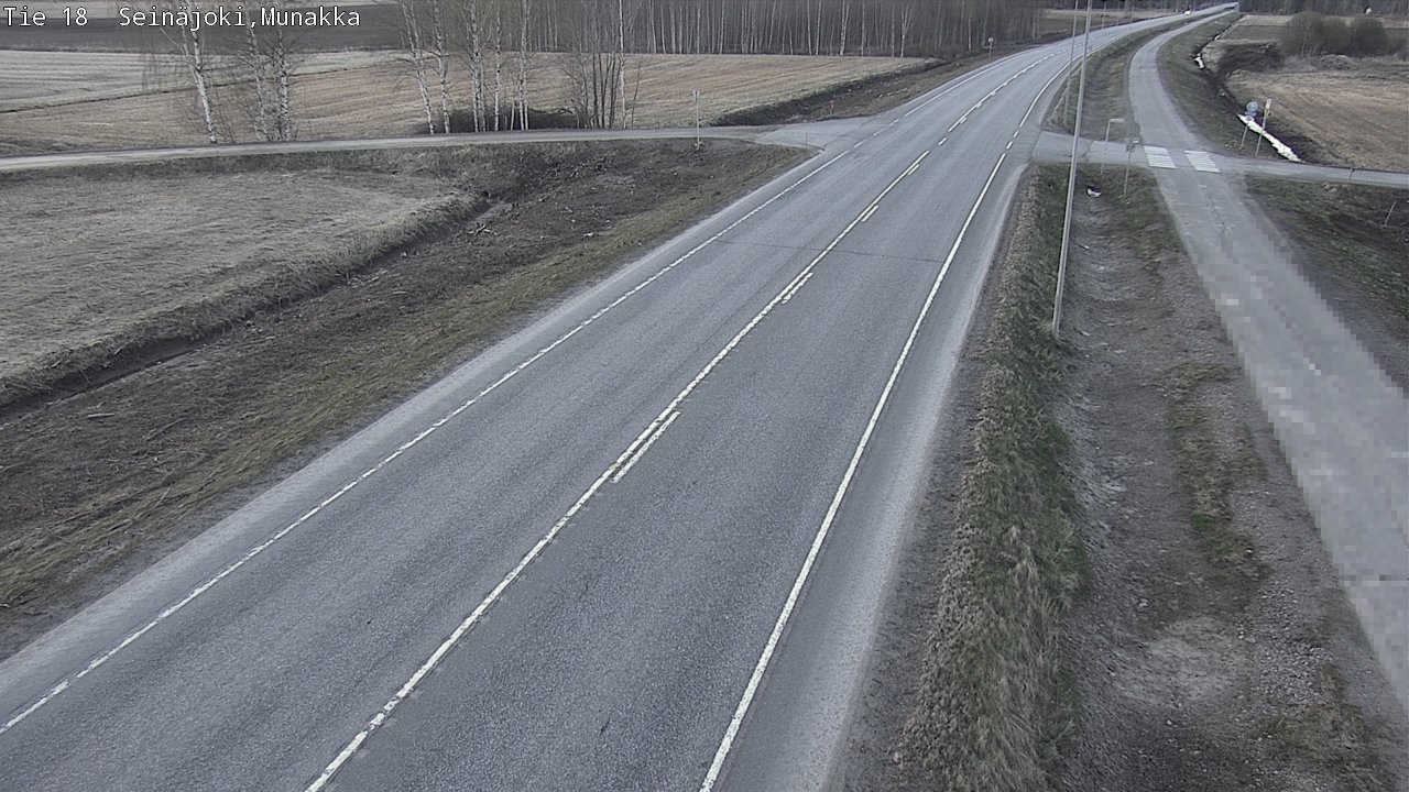 Weather Camera Image Road 18 Seinäjoki, Munakka, Seinäjoki, Etelä-Pohjanmaa