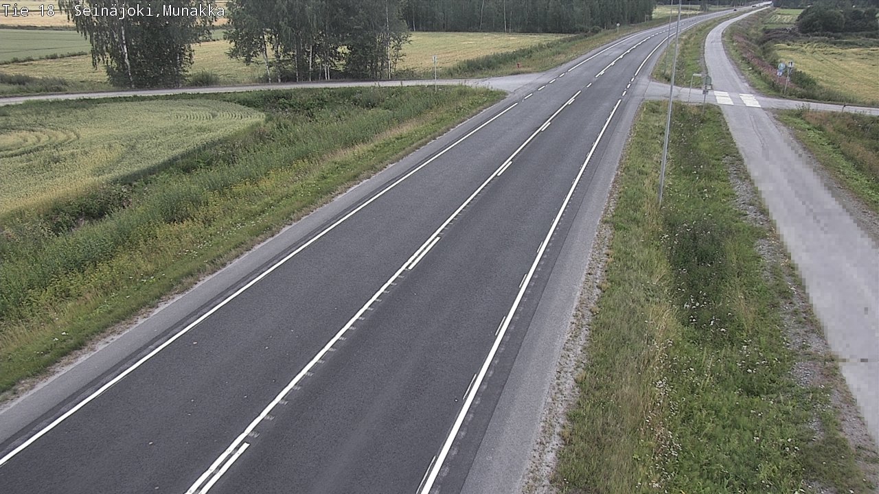 Weather Camera Image Road 18 Seinäjoki, Munakka, Seinäjoki, Etelä-Pohjanmaa