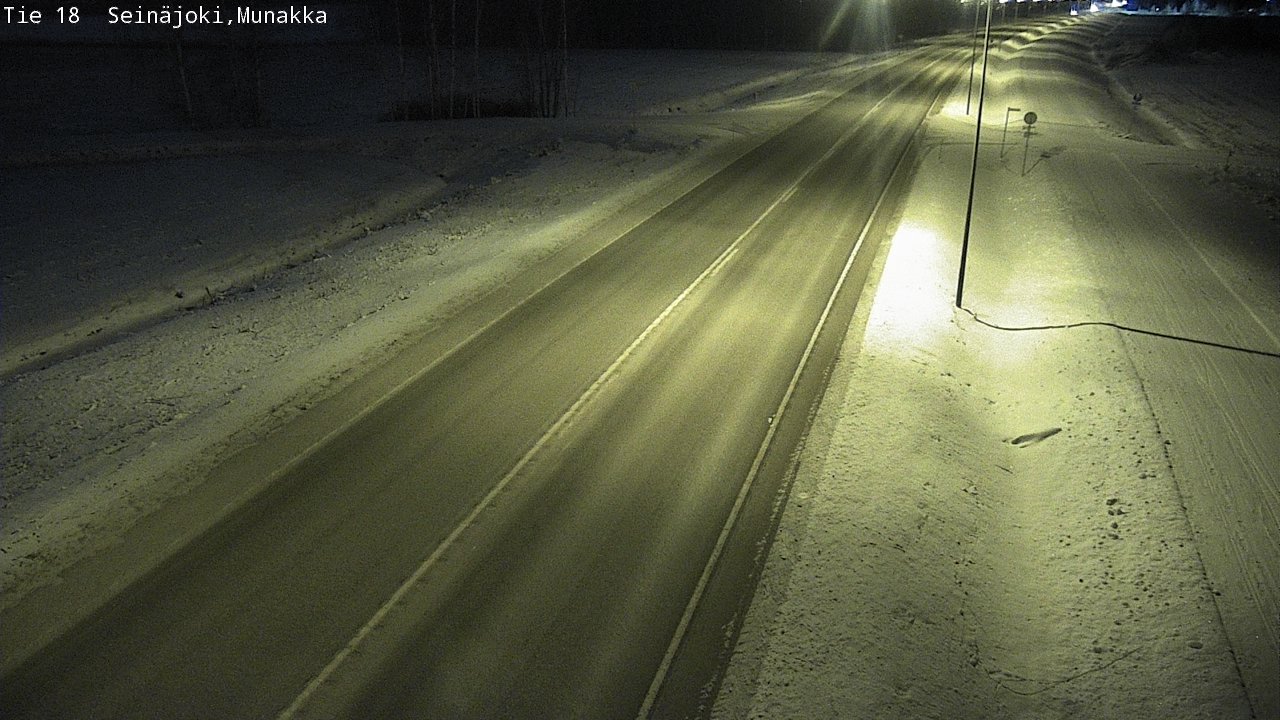 Weather Camera Image Road 18 Seinäjoki, Munakka, Seinäjoki, Etelä-Pohjanmaa