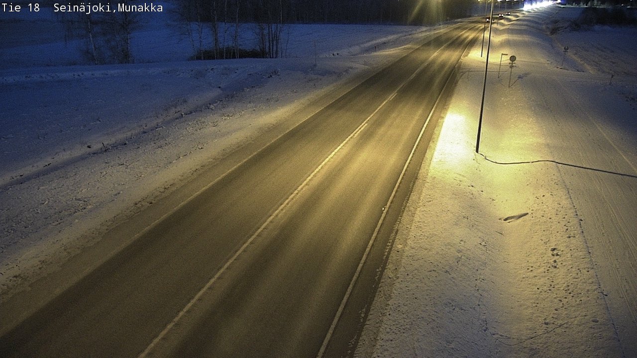 Weather Camera Image Road 18 Seinäjoki, Munakka, Seinäjoki, Etelä-Pohjanmaa