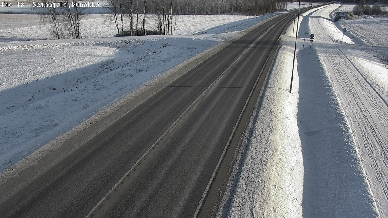 Weather Camera Image Road 18 Seinäjoki, Munakka, Seinäjoki, Etelä-Pohjanmaa