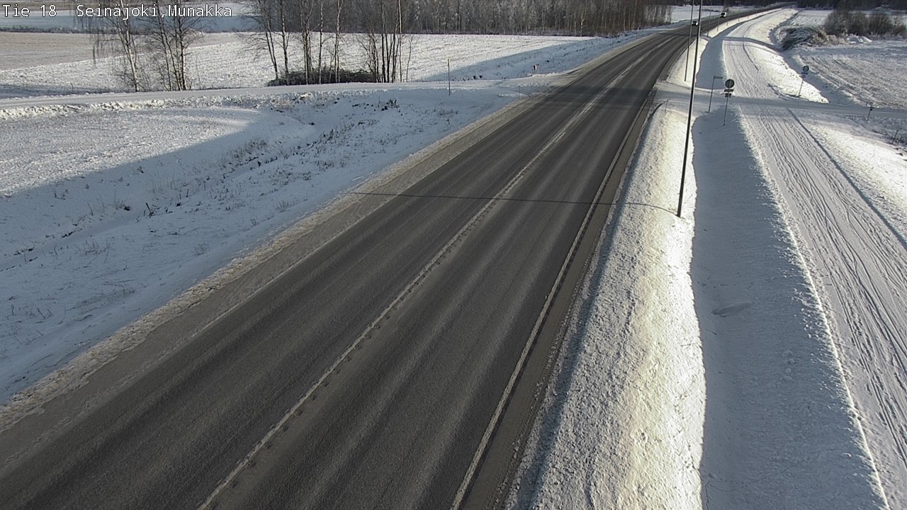 Weather Camera Image Road 18 Seinäjoki, Munakka, Seinäjoki, Etelä-Pohjanmaa