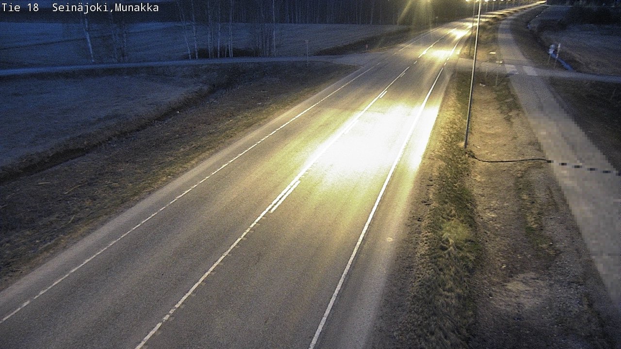Weather Camera Image Road 18 Seinäjoki, Munakka, Seinäjoki, Etelä-Pohjanmaa