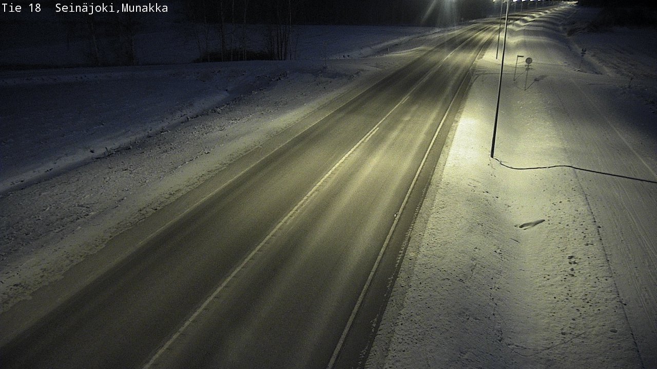Weather Camera Image Road 18 Seinäjoki, Munakka, Seinäjoki, Etelä-Pohjanmaa