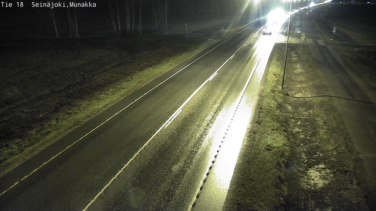 Weather Camera Image Road 18 Seinäjoki, Munakka, Seinäjoki, Etelä-Pohjanmaa