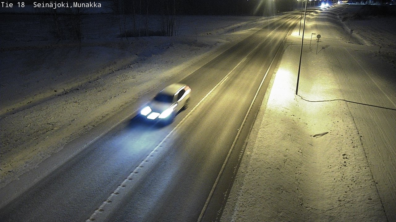Weather Camera Image Road 18 Seinäjoki, Munakka, Seinäjoki, Etelä-Pohjanmaa