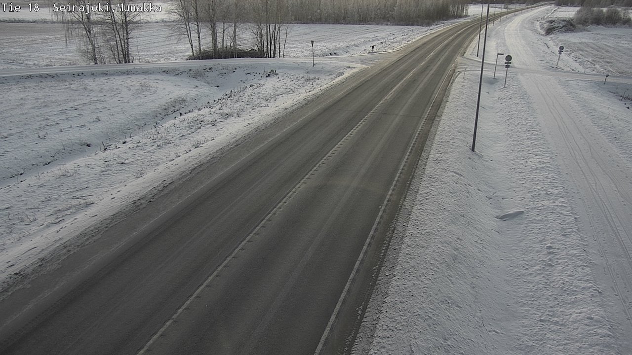 Weather Camera Image Road 18 Seinäjoki, Munakka, Seinäjoki, Etelä-Pohjanmaa