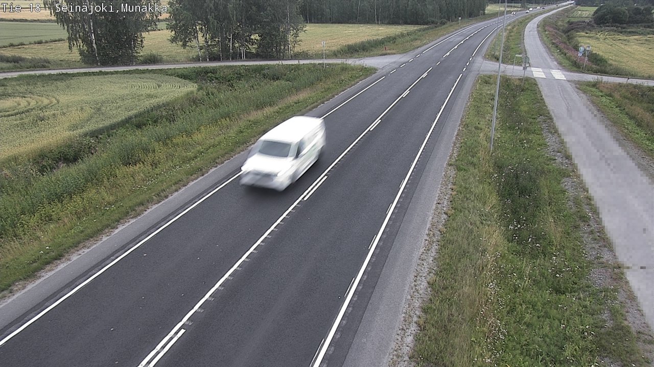 Weather Camera Image Road 18 Seinäjoki, Munakka, Seinäjoki, Etelä-Pohjanmaa