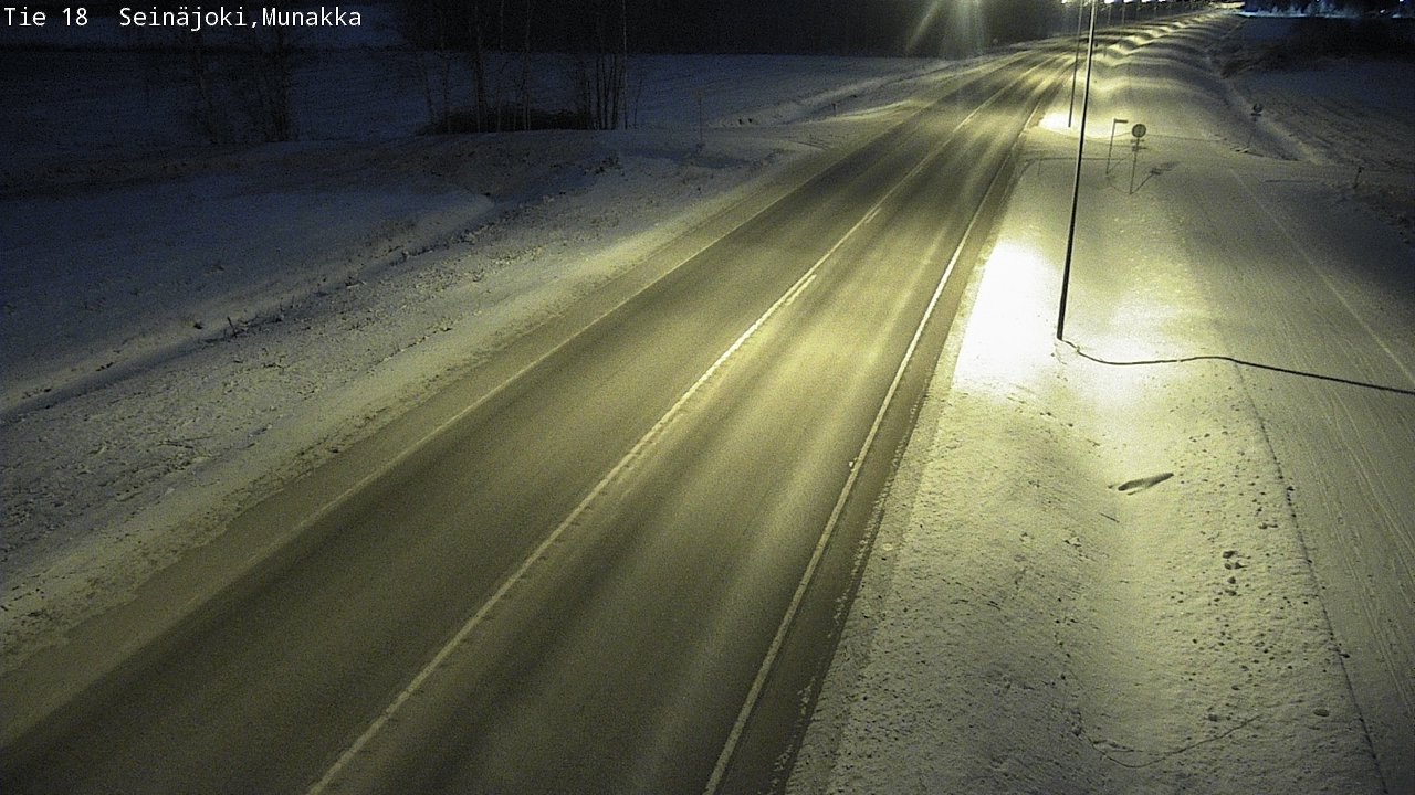 Weather Camera Image Road 18 Seinäjoki, Munakka, Seinäjoki, Etelä-Pohjanmaa