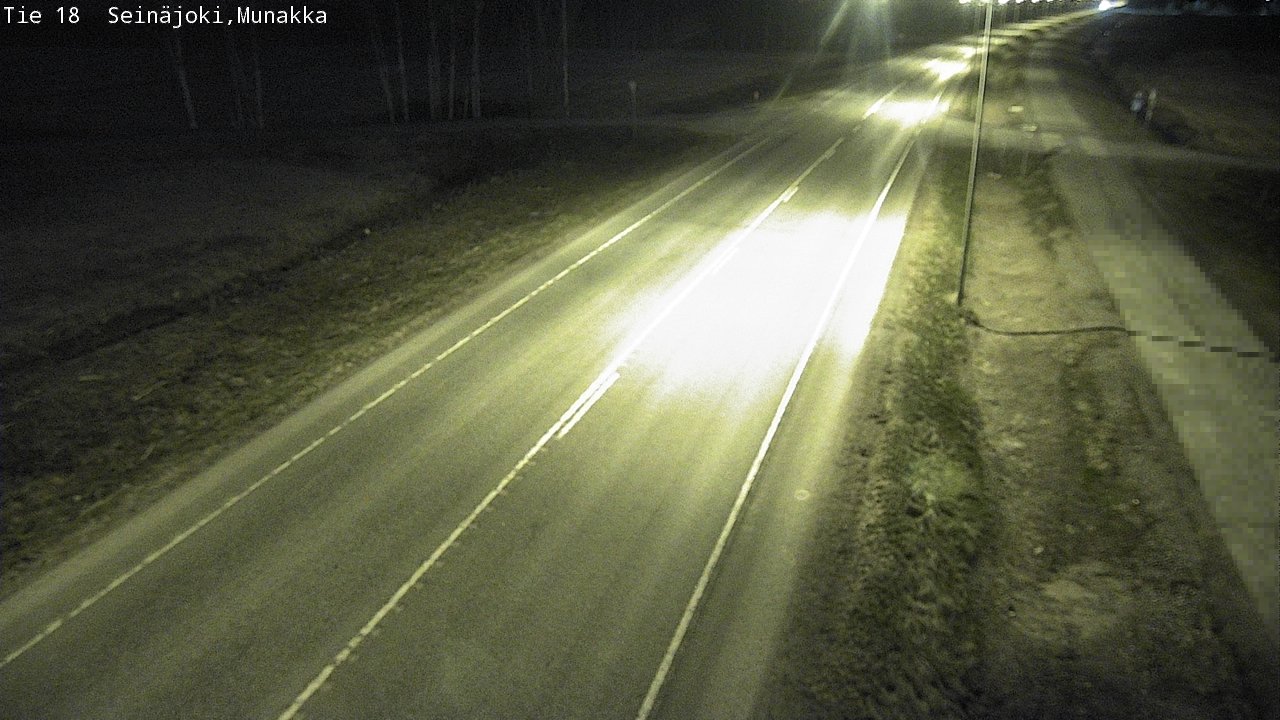 Weather Camera Image Road 18 Seinäjoki, Munakka, Seinäjoki, Etelä-Pohjanmaa